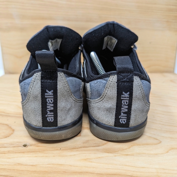 Airwalk Mens Neptune Grey Size 10 Shoes Lace Up Skater Sneakers - Picture 5 of 7